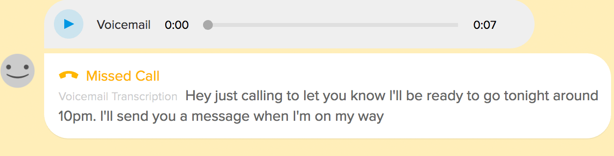 Visual voicemail ss1